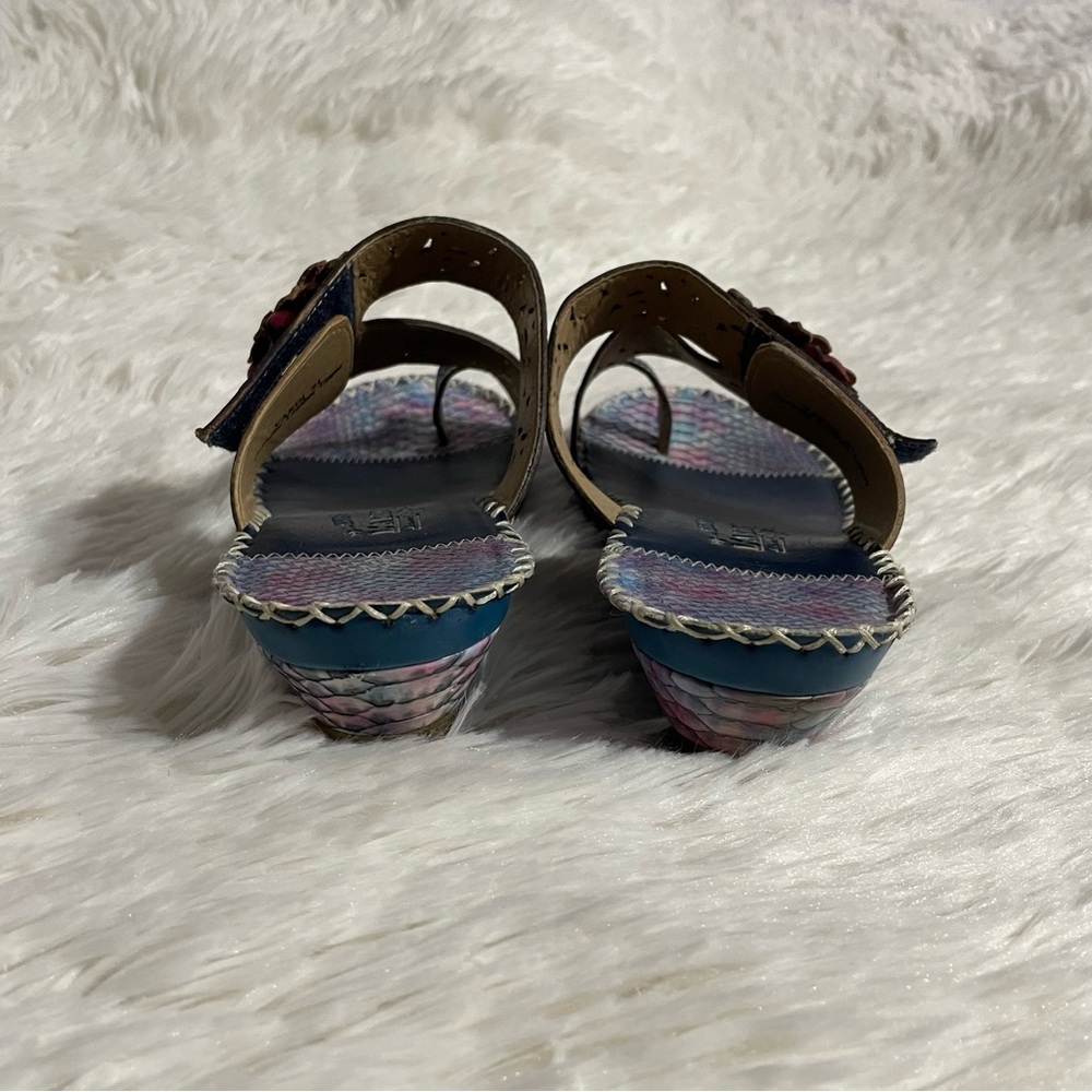 41 L'artistle Vardi Toe Loop Slide Sandals - image 5